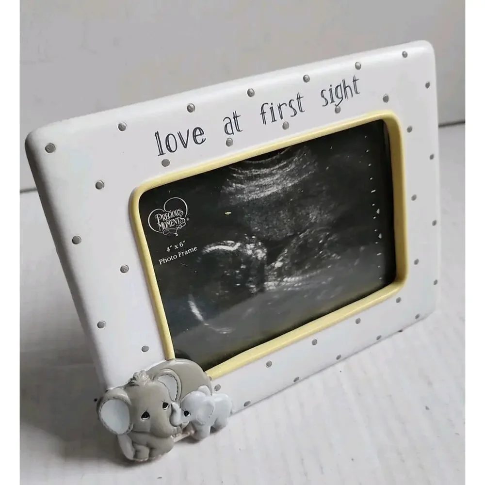 Precious Moments 269951 Photo Frame-love At First Sight-elephant 4 x 6 Nursery
